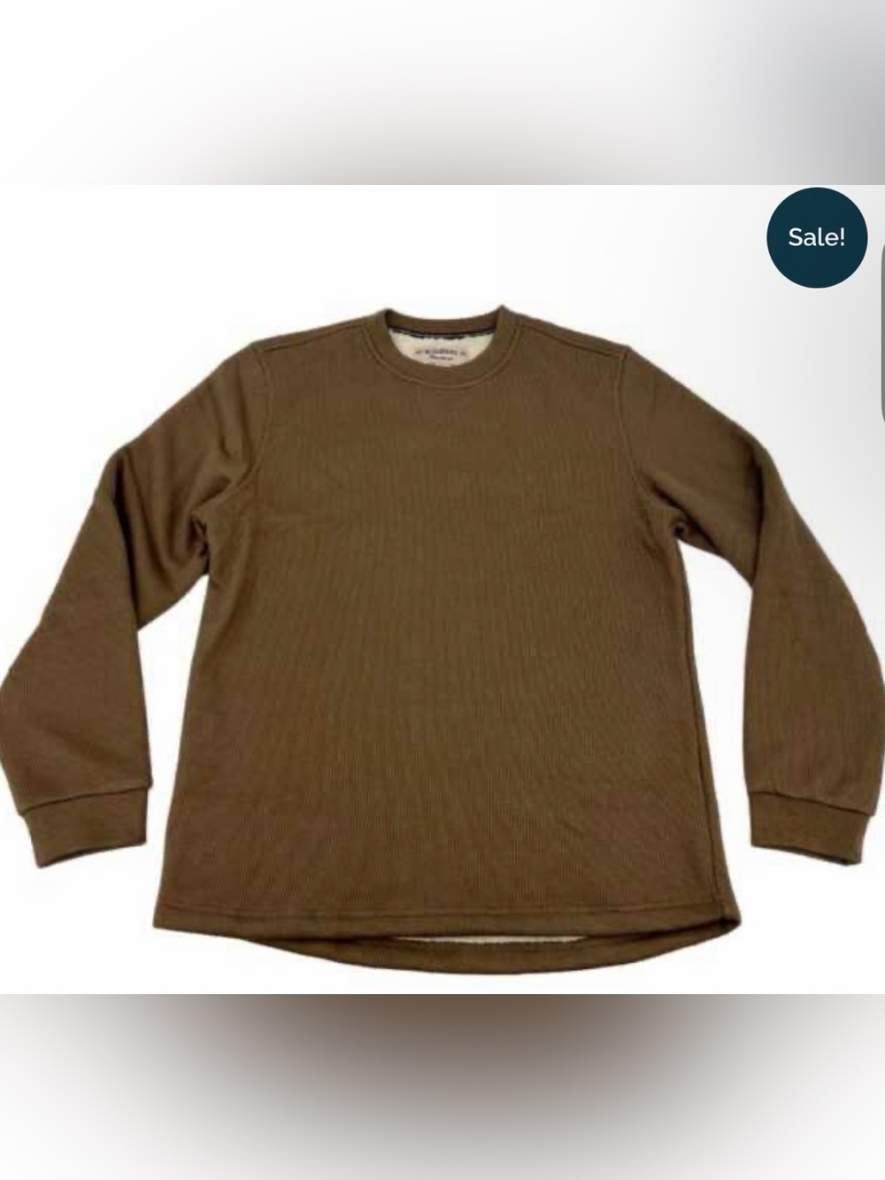 BC Clothing Men’s Fleece Lined Crew Sweatshirt -  Size XL NEW